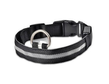 Load image into Gallery viewer, Nylon LED Pet Dog Collar,Night Safety Flashing Glow In The Dark Dog Leash,Dogs Luminous Fluorescent Collars Pet Supplies