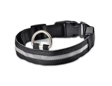 Load image into Gallery viewer, LED Pet Nylon Dog Collar Night Safety Flashing Glow In The Dark Dog Leash Dogs Luminous Fluorescent Collars Collar Perro