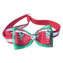 Load image into Gallery viewer, Christmas Wedding Cats Dog Tie Decor Dogs Bowtie Collar Holiday Decoration Christmas Grooming Pet Supplies 2020