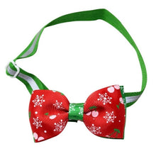 Load image into Gallery viewer, Christmas Wedding Cats Dog Tie Decor Dogs Bowtie Collar Holiday Decoration Christmas Grooming Pet Supplies 2020