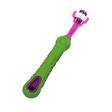 Load image into Gallery viewer, Three Sided Pet Toothbrush Dog Brush Addition Bad Breath Tartar Teeth Care Dog Cat Cleaning Mouth dog Cat toothbrush Dropship