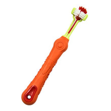 Load image into Gallery viewer, Three Sided Pet Toothbrush Dog Brush Addition Bad Breath Tartar Teeth Care Dog Cat Cleaning Mouth dog Cat toothbrush Dropship