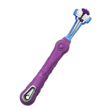 Load image into Gallery viewer, Three Sided Pet Toothbrush Dog Brush Addition Bad Breath Tartar Teeth Care Dog Cat Cleaning Mouth dog Cat toothbrush Dropship
