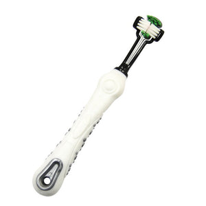 Three Sided Pet Toothbrush Dog Brush Addition Bad Breath Tartar Teeth Care Dog Cat Cleaning Mouth dog Cat toothbrush Dropship