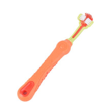 Load image into Gallery viewer, Three Sided Pet Toothbrush Dog Brush Addition Bad Breath Tartar Teeth Care Dog Cat Cleaning Mouth Dog Cat Cleaning Supplies 7