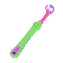Load image into Gallery viewer, Three Sided Pet Toothbrush Dog Brush Addition Bad Breath Tartar Teeth Care Dog Cat Cleaning Mouth Dog Cat Cleaning Supplies 7